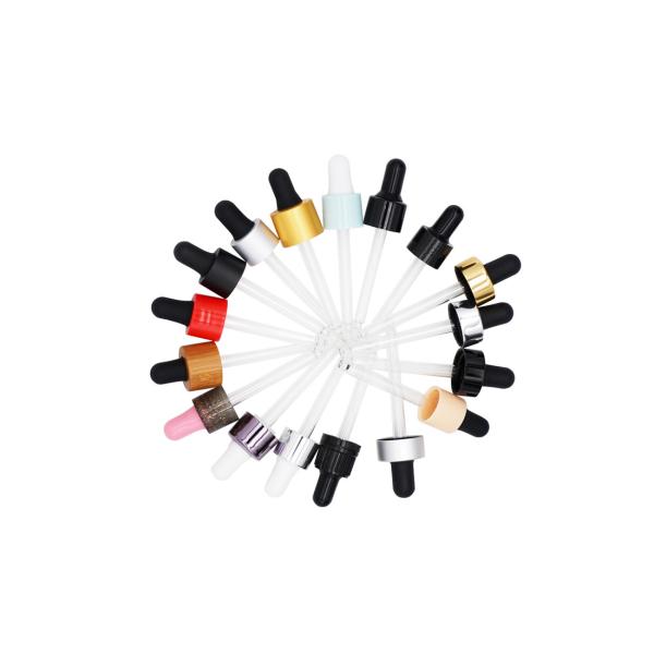 Tranparant Amber  20/410 Glass Dropper Child Proof