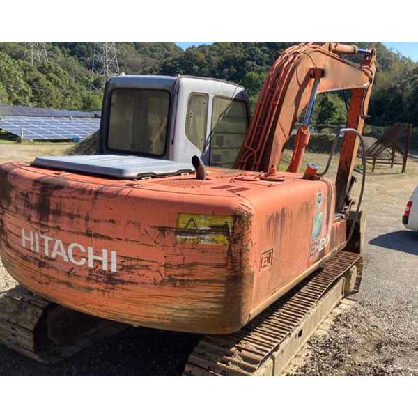 Cor Original 12Ton Usado Hitachi EX 120 Excavator EX120-5 com 60.5Kw ISUZU Motor