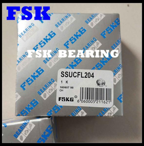 Stainless Steel Pillow Block Bearings SSUCFL204 / SSUCFL201 / SSUCFL205 Flanged Units
