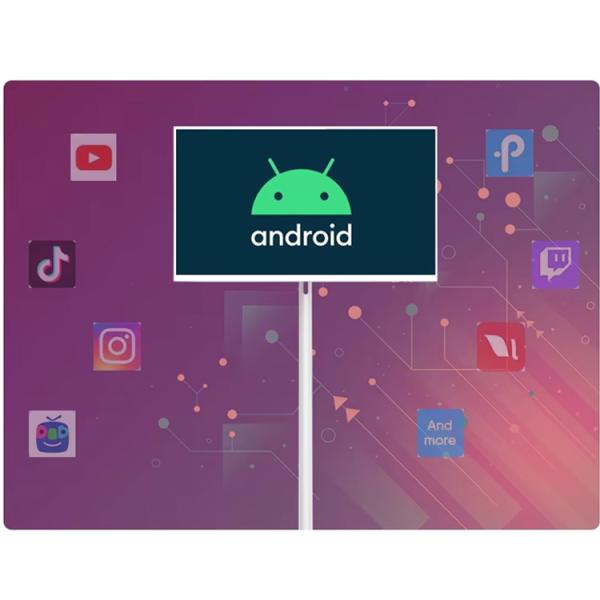 Qtenboard Portable TV Tablet with Full-HD 1080p Display 4GB RAM 128GB ROM and Built-In Battery for Flexible Viewing