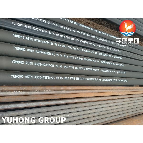 ASTM A335/ ASME SA335 P9 Сплавная сталь бесшовная труба печь нагревательная труба