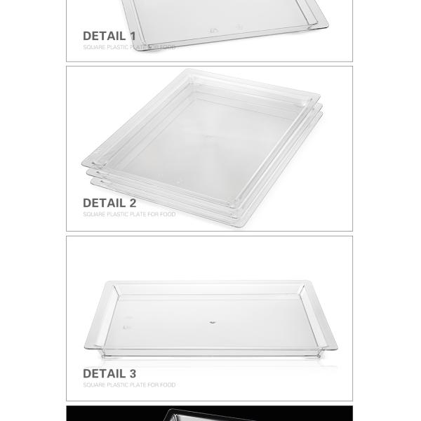 New products transparent eco-friendly great plastic tray for food
