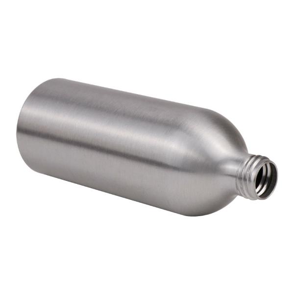 OEM ODM Aluminum Cosmetic Bottles Silver 1-8 Ounce Lotion Bottles