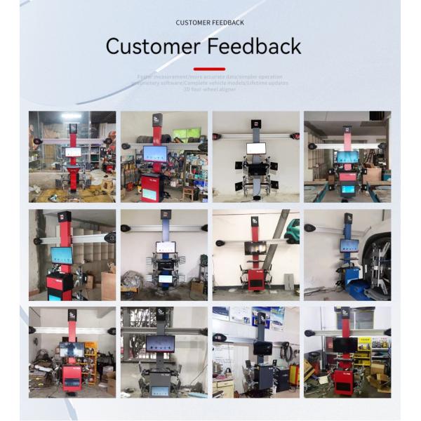 Advanced 3D Wheel Alignment Machine 8-10bar Outside Clamping 10''-22'' Professional