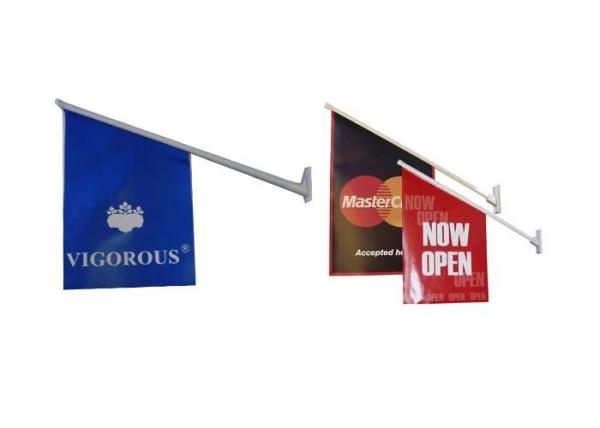Environmental Short Wall Mounted Flagpoles Residential Or Commercial Usage