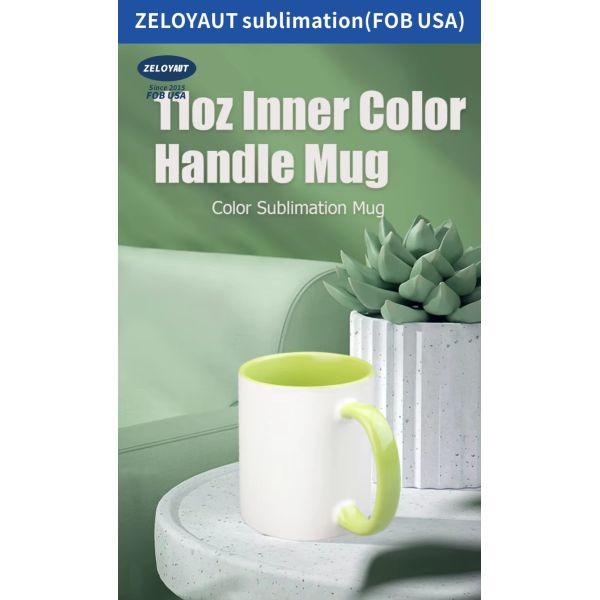 Factory Direct 11oz Double-Color Sublimation for Mugs Gradient Design Glass Cups for Promotional & Business Gifts