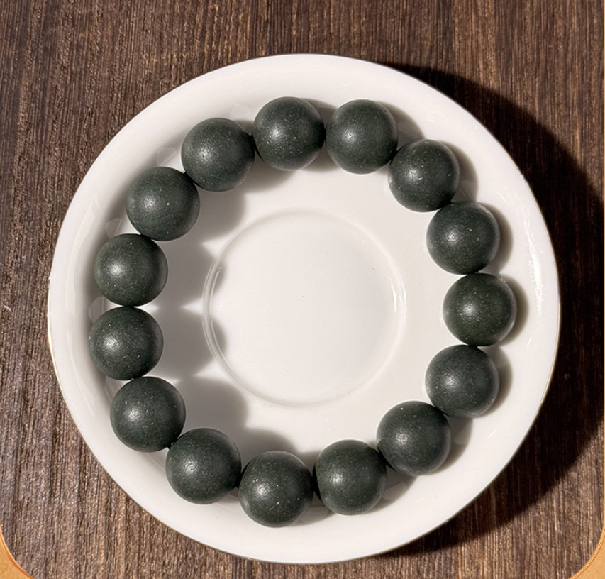Purple Velvet Grass Wooden Prayer Bracelet Buddhist Red Sandalwood Mala Bracelet