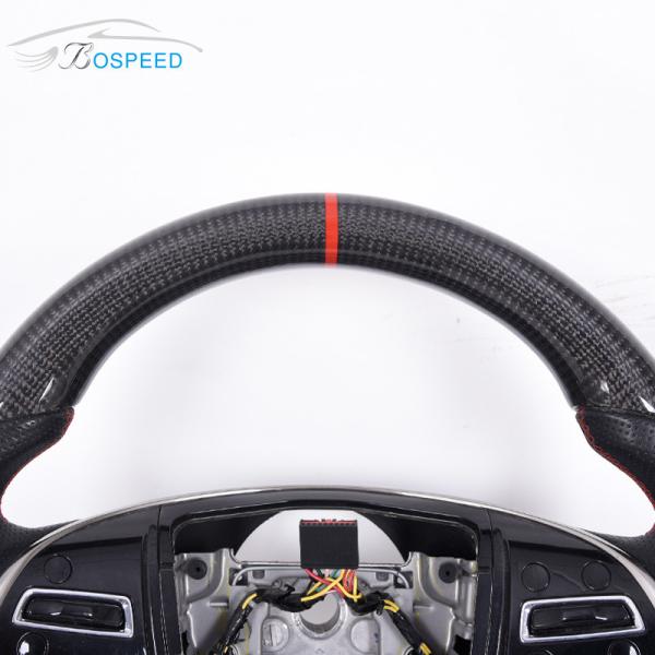 2022 OEM Custom Cadillac Xt5 Steering Wheel Leather Sports Red Stripe 350mm