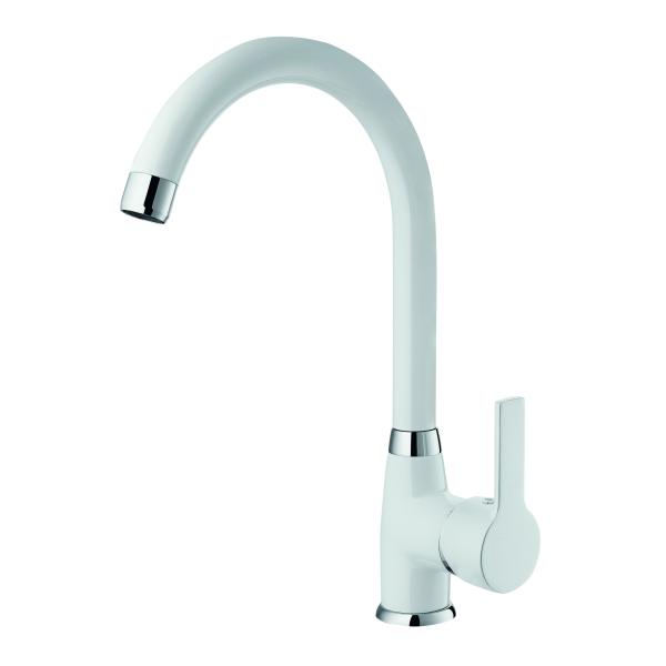 360° Swivelling High Pressure Kitchen Mixer Faucet Hot and Cold Tap Adapter 3/8 Inch