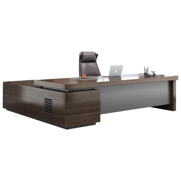 Meubles commerciaux Table de bureau moderne en bois avec une épaisseur de 50 mm