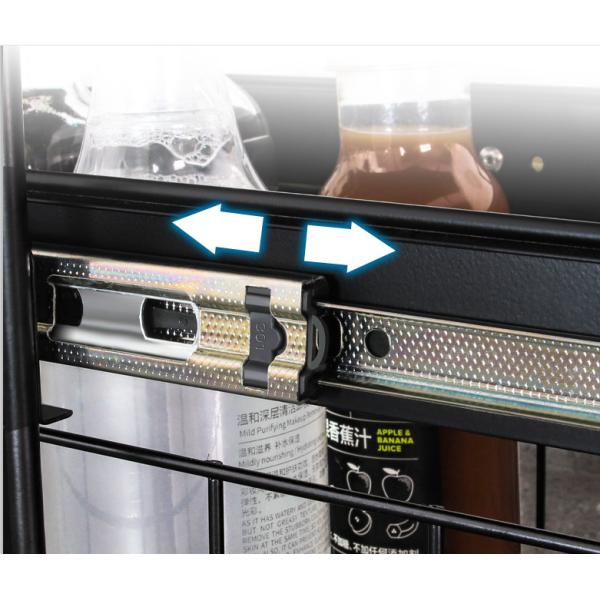 5KG Bearing 2 Tier Kitchen Organiser , Carbon Steel Seasoning Storage Rack