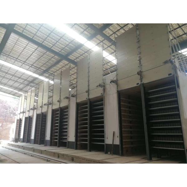 Загрузка кирпича машины установки пустотелого кирпича 50KW и система разгружать