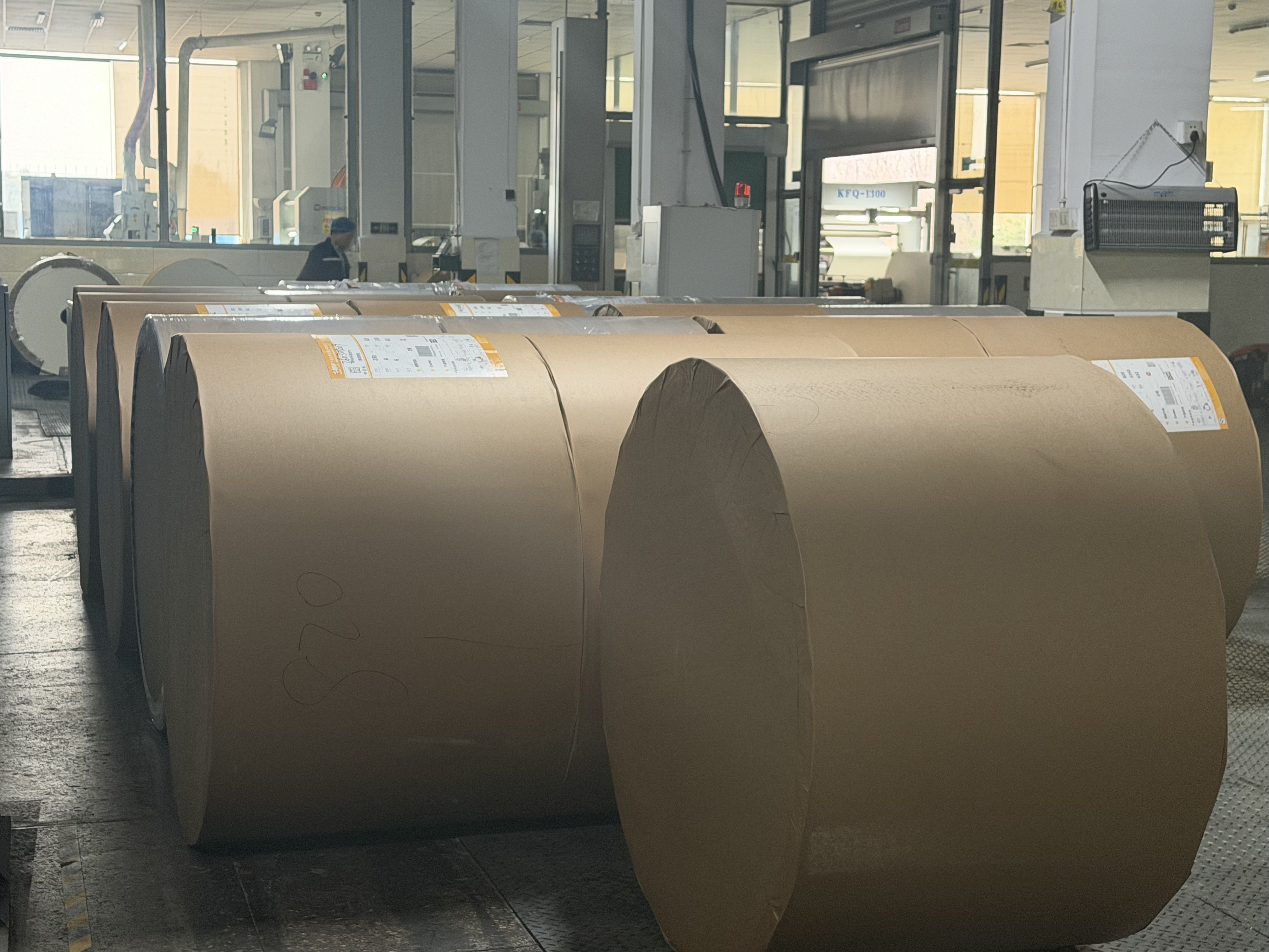 Waterproof Food Grade Kraft Cup Paper with 190-320gsm PE Coating for Beverage Packaging