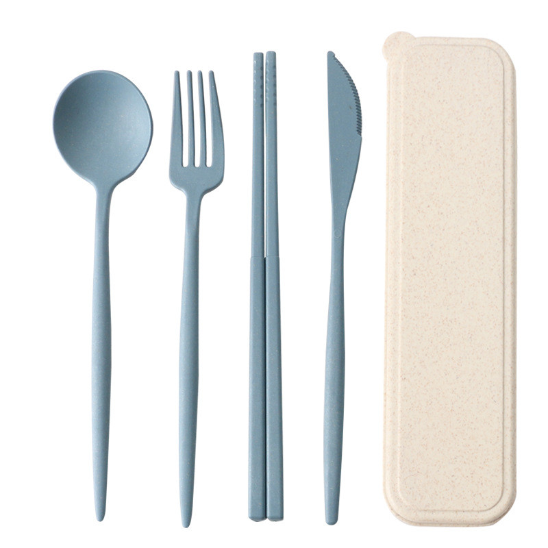 21*5.5cm Flatware кухни OCPO устанавливает палочки ножа ложки вилки установили со случаем