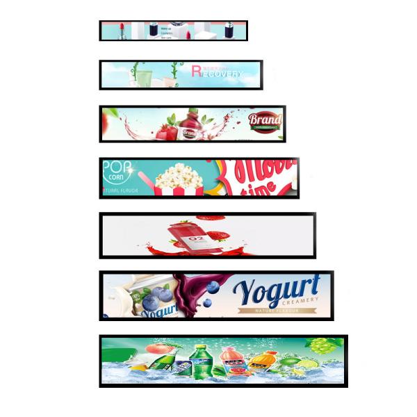 23,1 resolución estirada liendres de la exhibición FHD del LCD de la barra de la pulgada 500 que hace publicidad del equipo