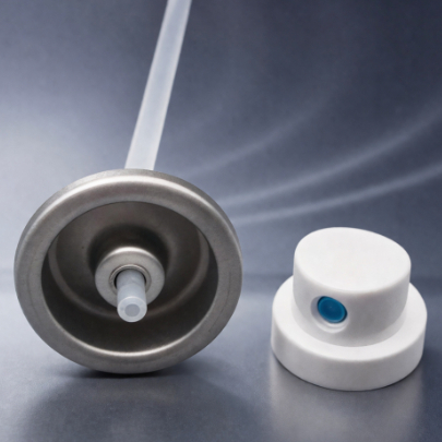 53mm Continuous Mist Valve for Unscented Deodorant Body Spray Applications with Aerosol Valve