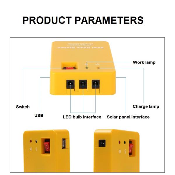 Emergency Solar System Solar Bulb Led Lamp Solar Panel Bulb with 10000 Hours Lifespan