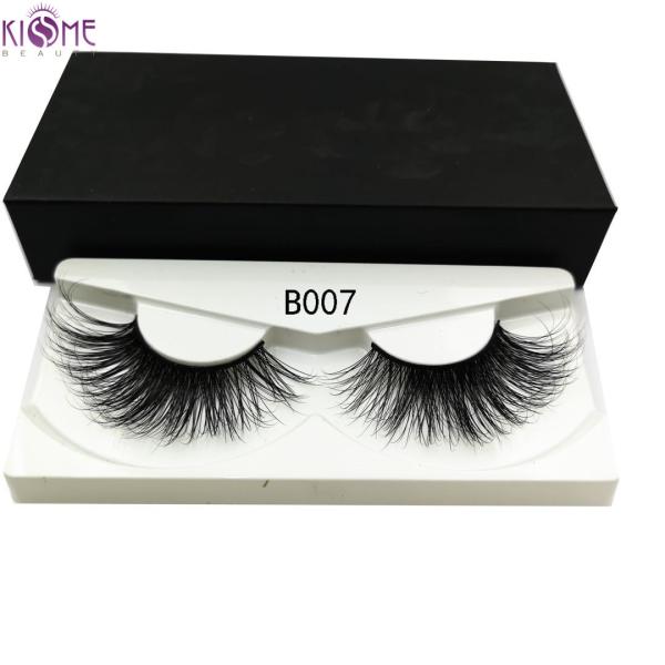 Wedding 25mm Volume False Eyelashes / Natural Black 6D Mink Lash Extensions