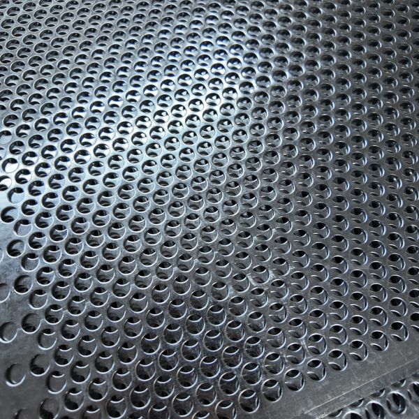 1000x2000mm Perforated Galvanized Steel Plate For Separation And Filtration