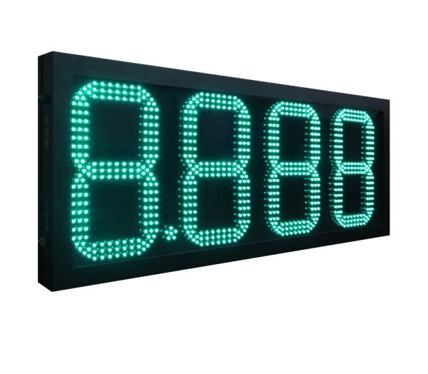 Fuel Station Pylon Sign LED Gas Station Signs 7 Segment LED Board Gas Light Display