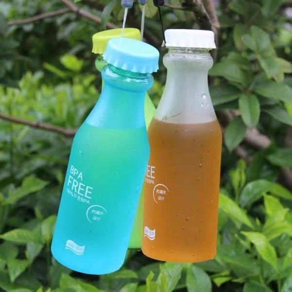 Unbreakable 550mL BPA Free Water Bottle in Candy Colors for School Children 6.8x20cm