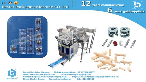 Screw nails bolts nuts automatic counting and mix pouch packing machine
