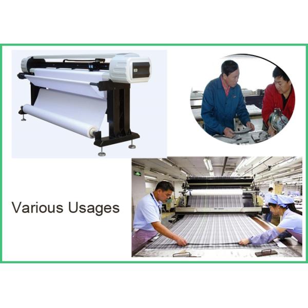 60 polegadas papel de plotador sem revestimento de 73 polegadas para as impressoras a jato de tinta largas 60g 70g do formato