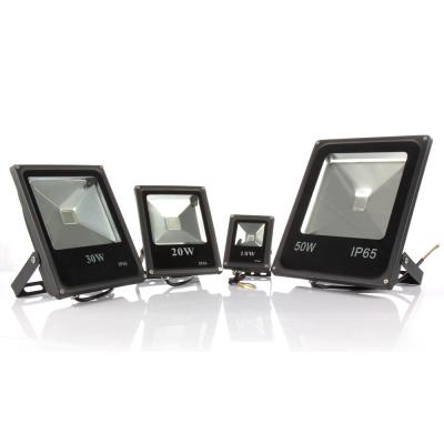 Luzes de inundação exteriores duráveis impermeáveis, RGB do diodo emissor de luz 12v fora das luzes da segurança