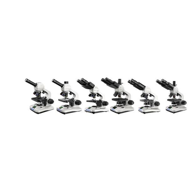 OPTO-EDU A11.5110 Student Microscope with Dual LED Light Source Digital Screen and Full Metal Body for Educational Use
