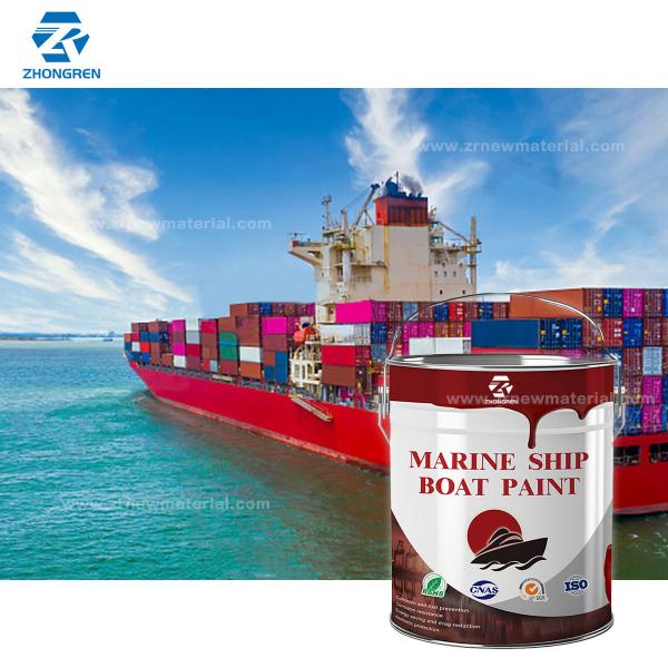 Peinture marine métallique résistante aux produits chimiques prévenant la corrosion