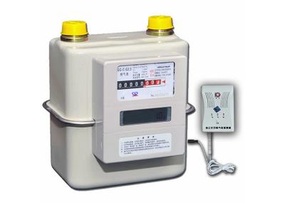 Paiement d'avance intelligent sans fil de carte d'IC de compteur à gaz G2.5 avec la batterie renouvelable