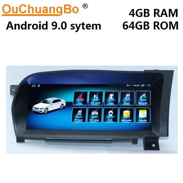 Ouchuangbo 10.25 inch Mercedes Benz W221 S250 S300 S600 RHD right and driving 4GB+64GB android 9.0 OS