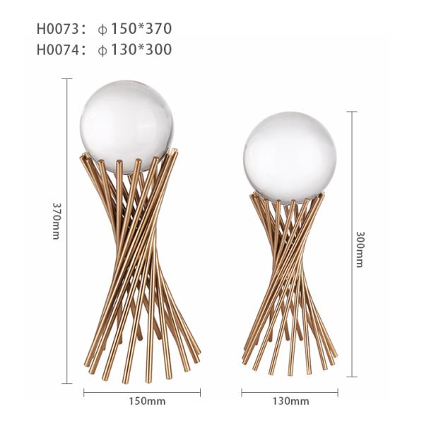 Elegant ODM Decor Crystal Glass Ball Souvenirs Crafts