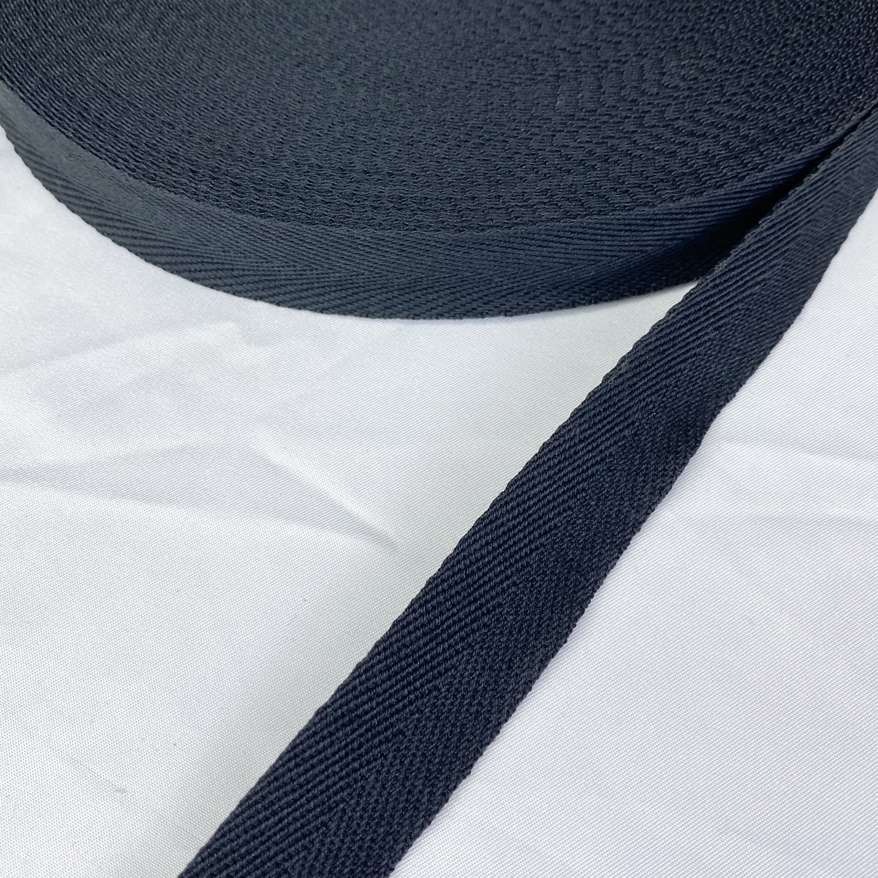Herringbone polyester-cotton webbing Various colors Backpack strap Belt Handbag strap