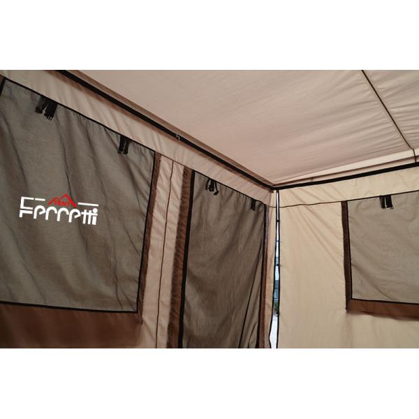 Bottom Waterproof Index 3000 mm Outdoor 2.5 Meters Wind Awning for Car Side