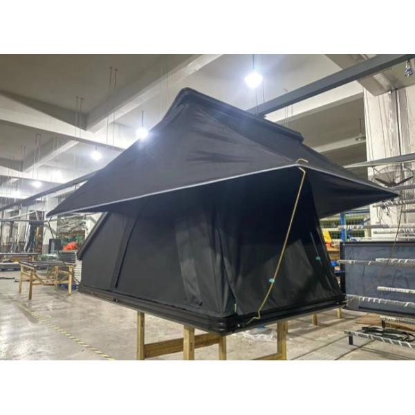 Negro Gris Verde Tienda de techo de coche duro para Jeep Toyota SUV 320G Poliéster de algodón