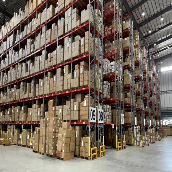 頑丈なパレットラック スチール製保管棚 調整可能な段