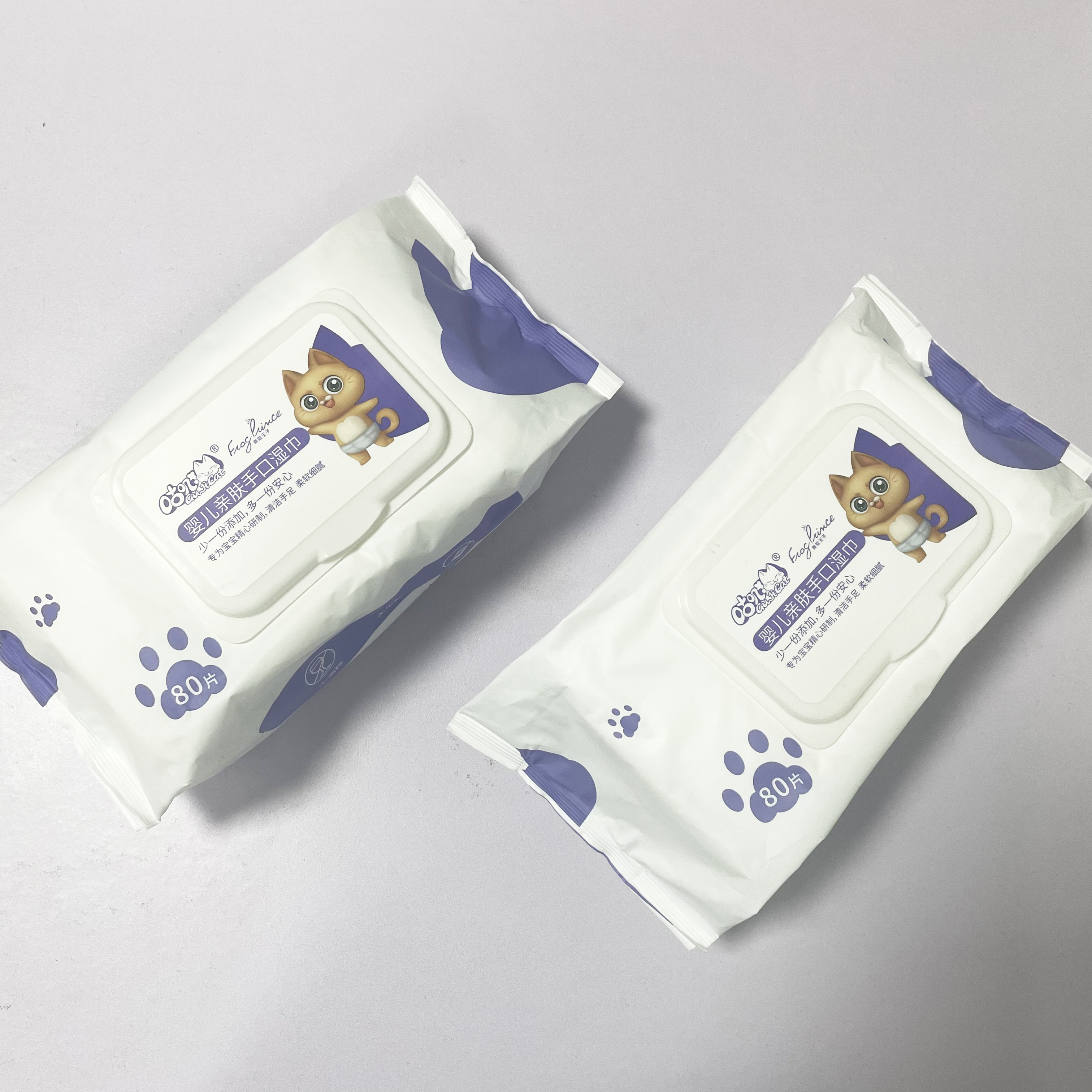 Wet Tissue 80 Pulls Мягкие нетканые детские салфетки с крышкой