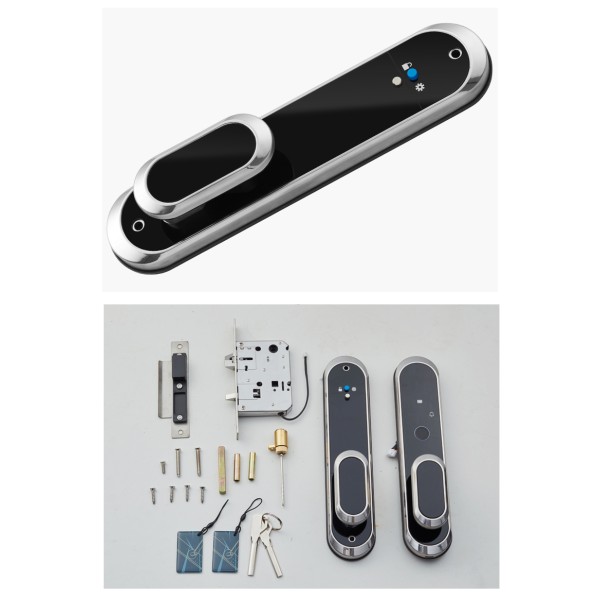 304 Stainless Steel Fully Automatic Intelligent Lock TUYA Wifi Application Biometric Digital Keyboard Fingerprint Door Lock