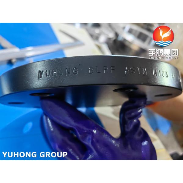 Слепой фланец из низкоуглеродистой стали A105, кованый и нормализованный, ASME B16.5 / EN1092-1, используется в нефтегазопроводах