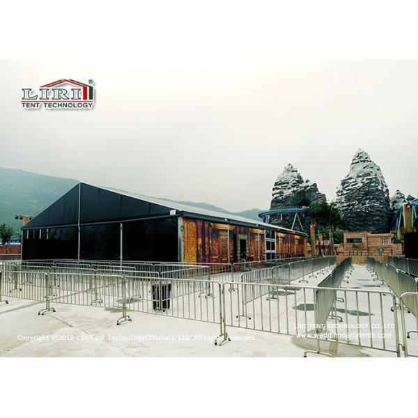 Fire Proof PVC Aluminium 3m Black Meeting Event Tent