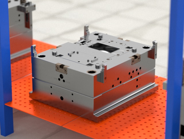 OEM / ODM: Custom electronic Enclosures mold / Beauty Instrument Base (1*8) No.24312