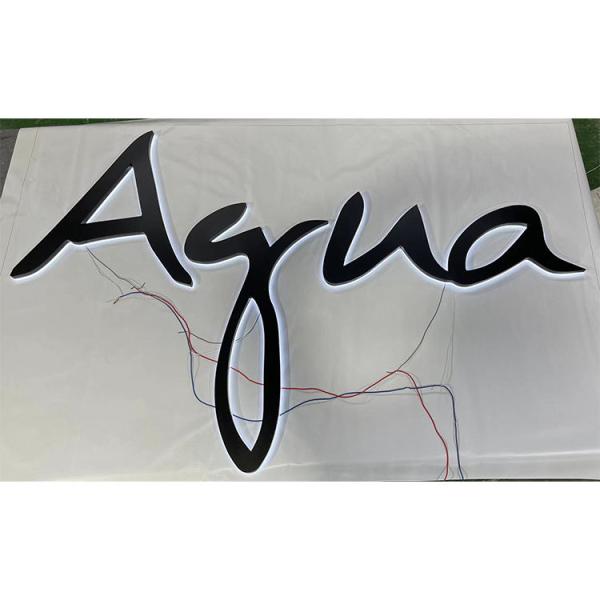 LED Luminous Characters Acrylic Borderless Luminous Logo Door Sign Luminous Character Logo