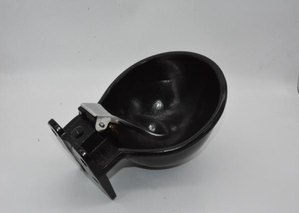 Powder Coated Cattle Water Bowls Cast Iron SS304 Tongue 1.5L