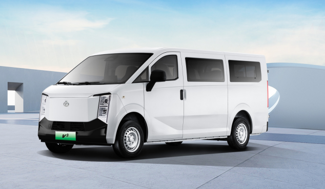 KYC V9 EV Electric Van with 5-Meter Class Full-Size Massive Body, CATL 2C Fast