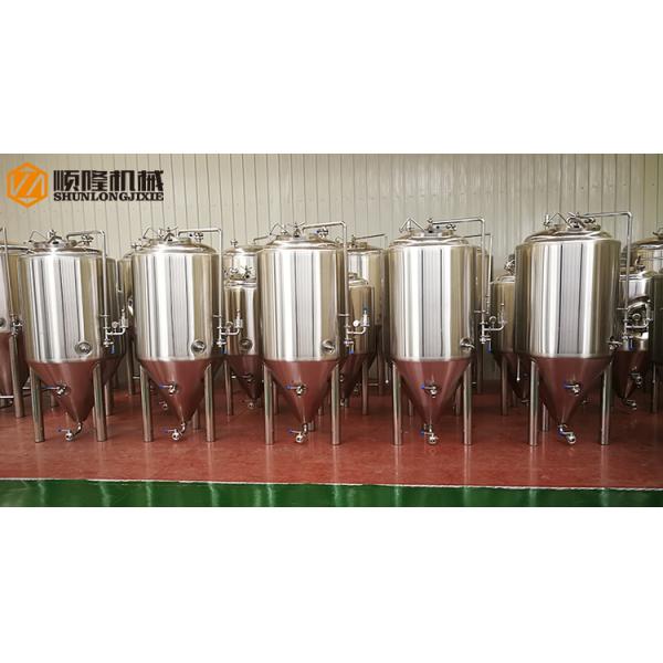 Ss Beer Microbrewery Brewing Equipment With Operation Platform For Brewpub