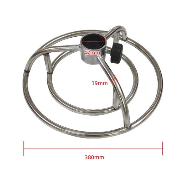 Adjustable Electroplated Bar Chair Double-deck Pedal Accessories In Modern Style