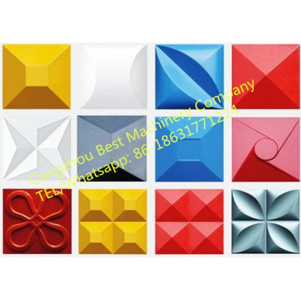 Плита плитки стены машины завальцовки 3Д металлического листа цвета стальная декоративная