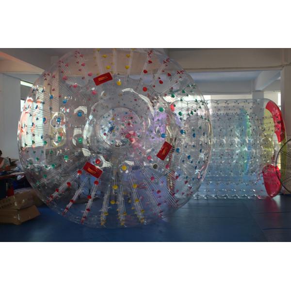Amusement Park Waterproof Inflatable Human Zorb Ball / Water Rolling Ball