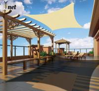 Populaire haute qualité nouveau design personnalisé résistant aux rayons UV nature extérieure matériel de jute ombrage solaire voile pour le jardin patio activité de cour